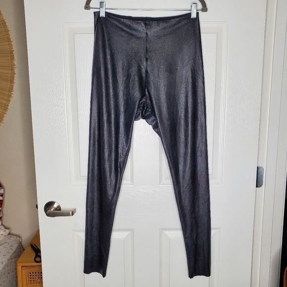 Commando Revolve Perfect Control Black High Rise Faux Leather Leggings - Picture 5 of 10